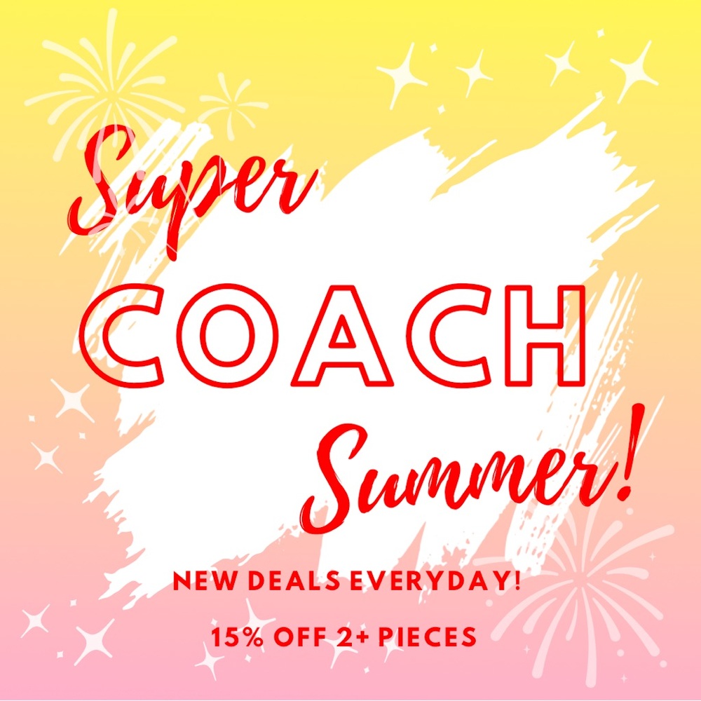 New promo just for august! Super Coach Summer!